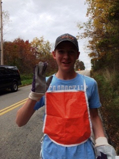 LEO Club Completes Adopt-A-Highway Clean Up