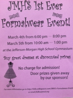 Formalwear Event!