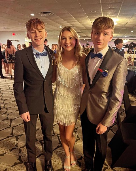 At CB Evan Kniha, Jenna Cyr, and Kevin Cyr got a great picure together.